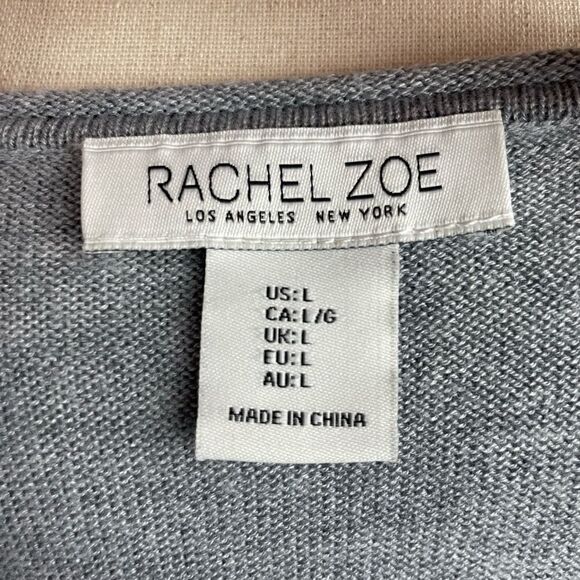 Rachel Zoe Football Sweater Size L EUC - Picture 6 of 7